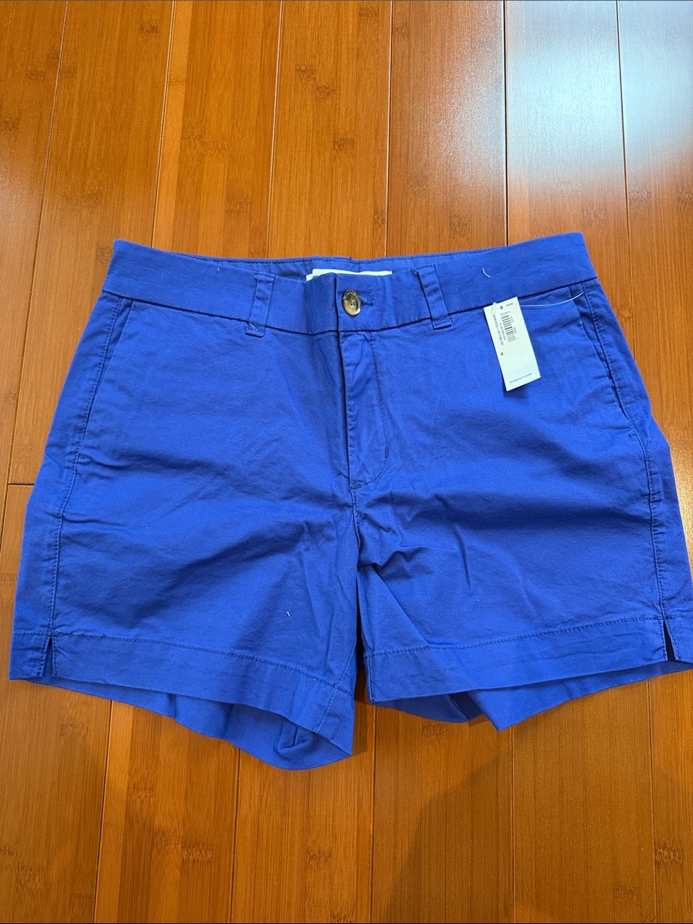 Bright Royal Blue Cotton Shorts